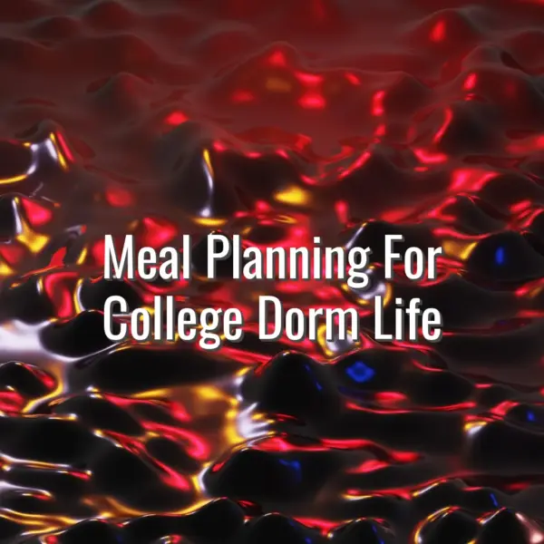 Meal Planning For College Dorm Life - meal planning for college dorm